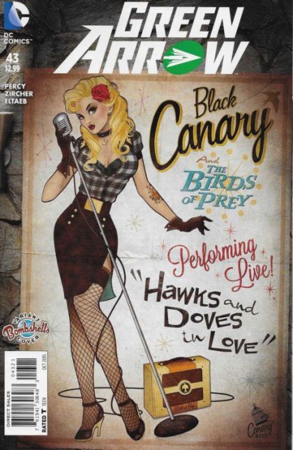 Green Arrow, Vol. 5 #43B Bombshell Variant Cover
