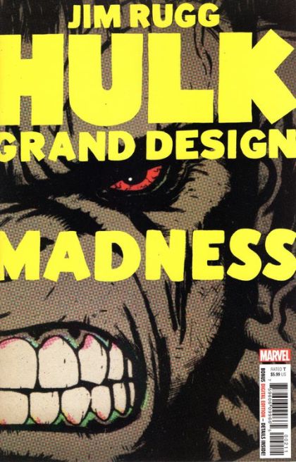 Hulk Grand Design: Madness #1A Jim Rugg Regular Cover