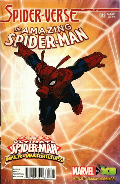 The Amazing Spider-Man, Vol. 3 #12B Jeff Wamester Marvel Animation Spider-Verse Variant Cover