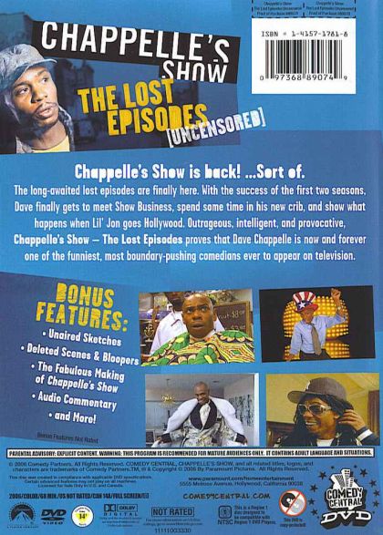 Chappelle's Show: The Lost Episodes - DVD