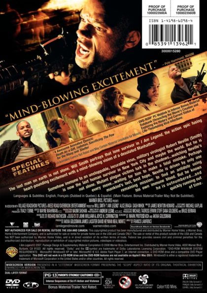 I Am Legend (2007) - DVD