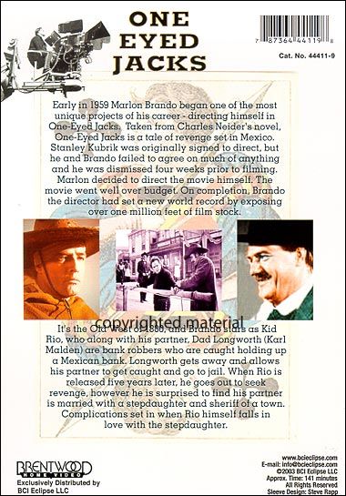 One-Eyed Jacks (1961) - DVD