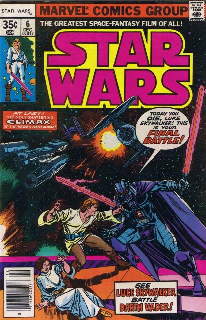 Star Wars, Vol. 1 (Marvel) #6B Newsstand Edition