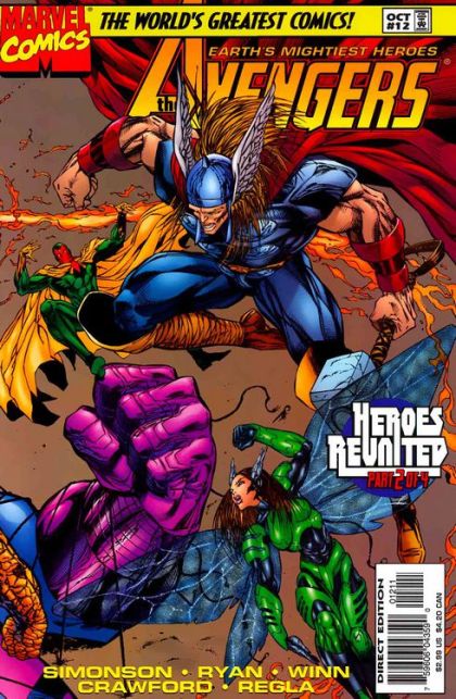 The Avengers, Vol. 2 #12A Direct Edition