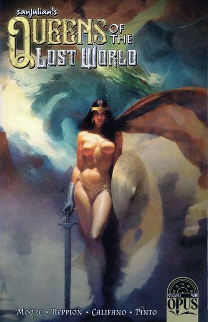 Sanjulian's: Queens of the Lost World #2A Ariel Olivetti Regular