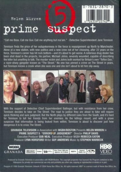 Prime Suspect 5 - DVD