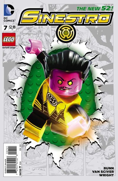 Sinestro #7B LEGO Variant Cover