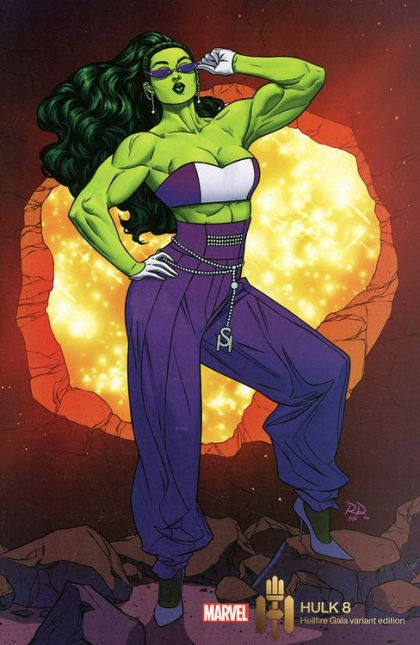 Hulk, Vol. 4 #8D Russell Dauterman Hellfire Gala Variant