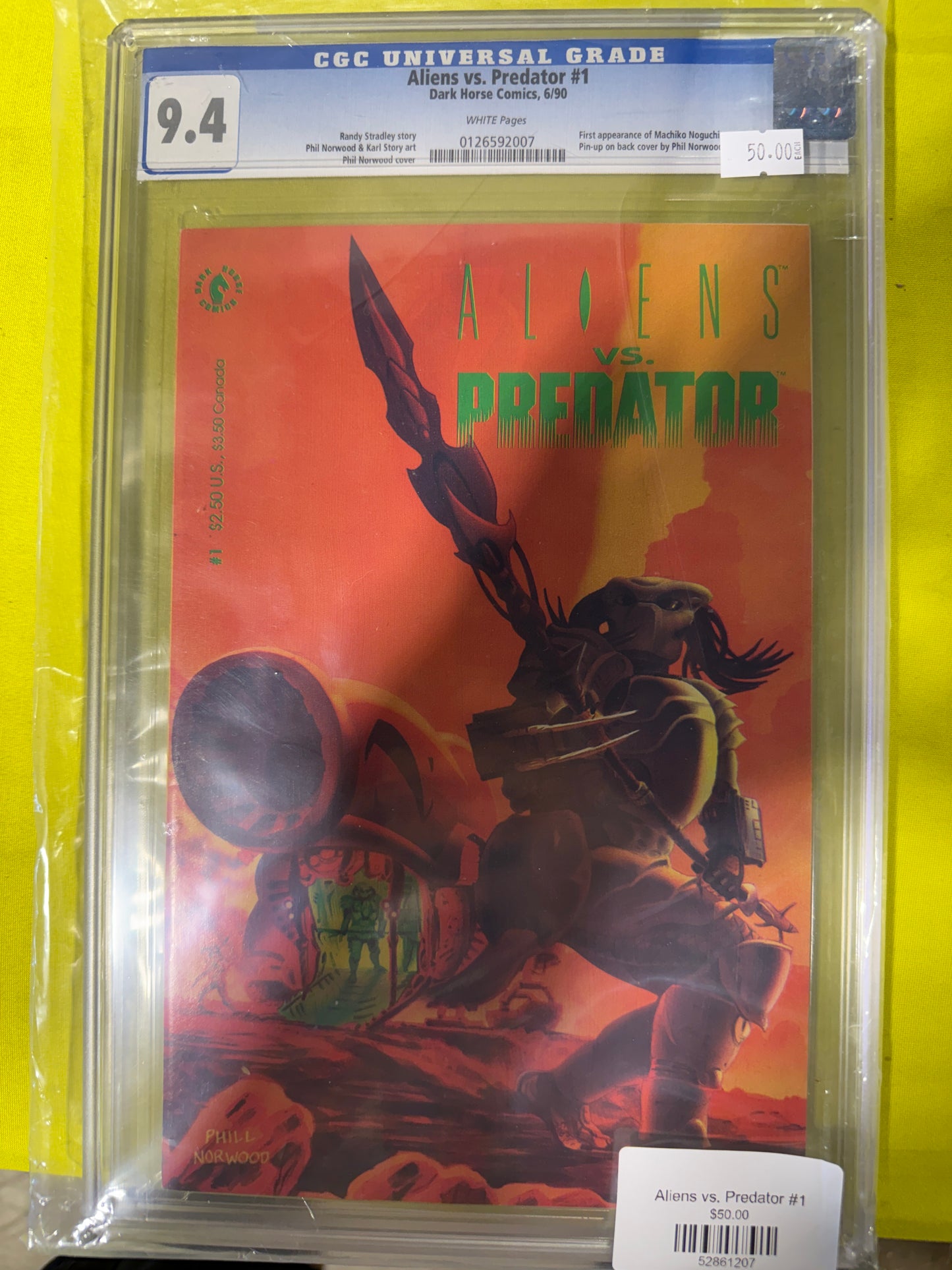 Aliens Vs. Predator #1 CGC 9.4