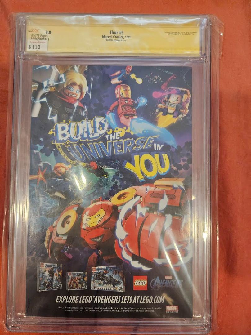 CGC Thor #9 Marvel Comics Larroca Variant Cover "Fortnite x Marvel" 9.8 Grade