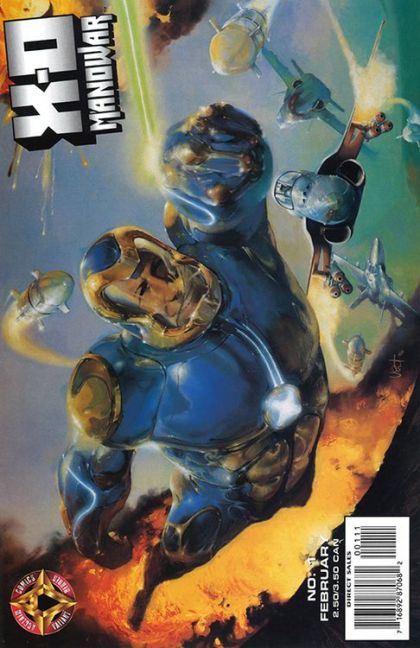 X-O Manowar, Vol. 2 #1B Vince Evans Variant