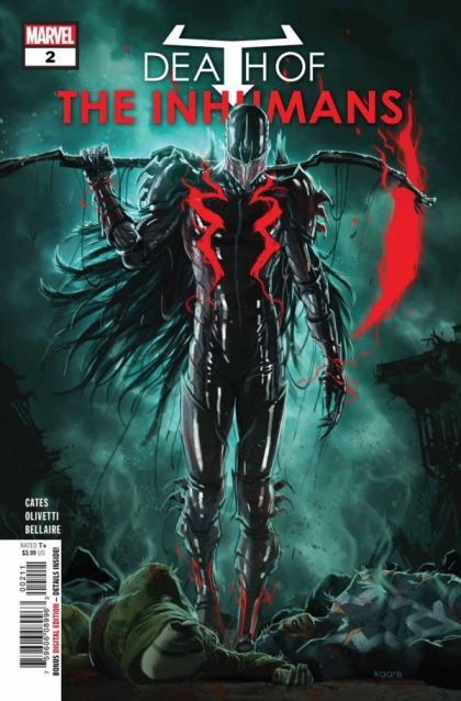Death of the Inhumans #2A Regular Kaare Andrews Cover
