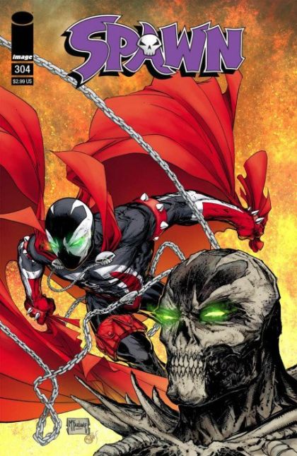 Spawn #304B Cover B Variant Todd McFarlane Cover