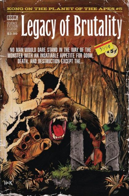 Kong: On The Planet Of The Apes #5C Variant Robert Hack Pulp Cover