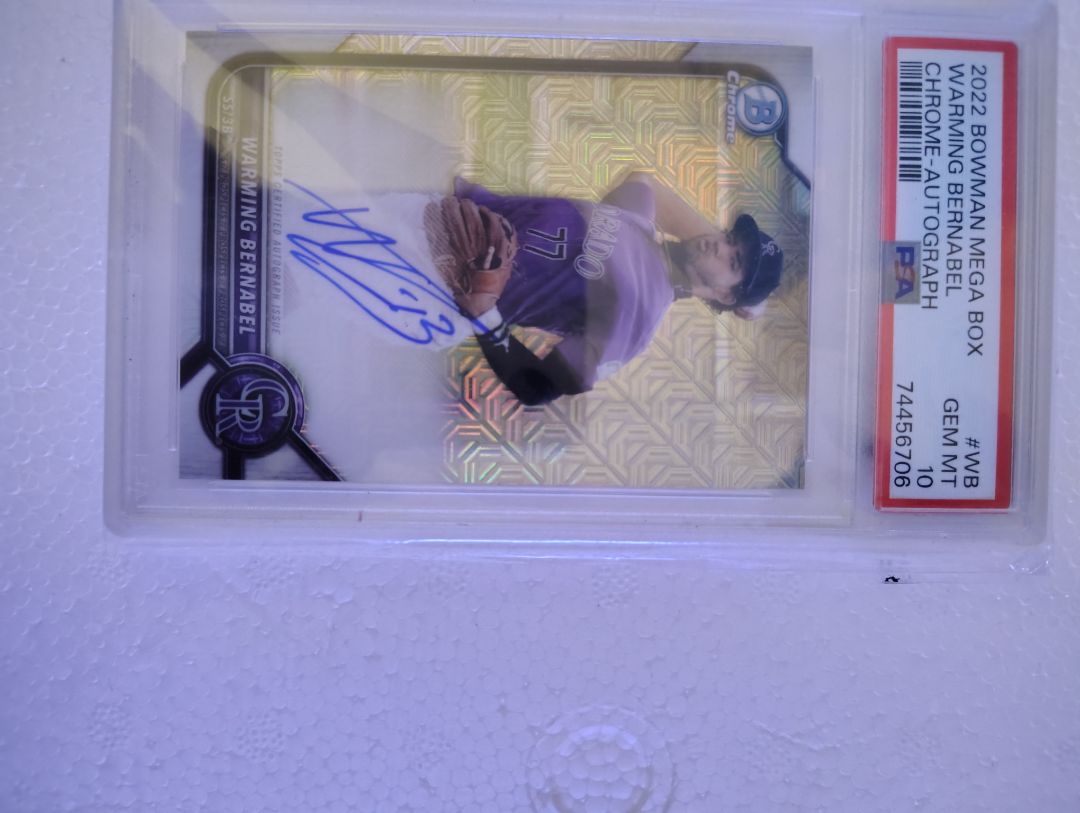 2922 Bowman Chrome mega warming Bernabel auto