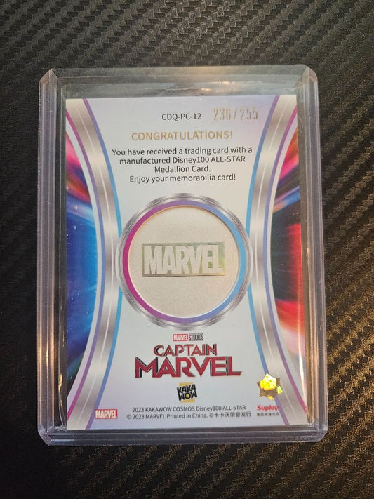 2023 Kakawow Cosmos Disney 100 Captain Marvel Medallion /255