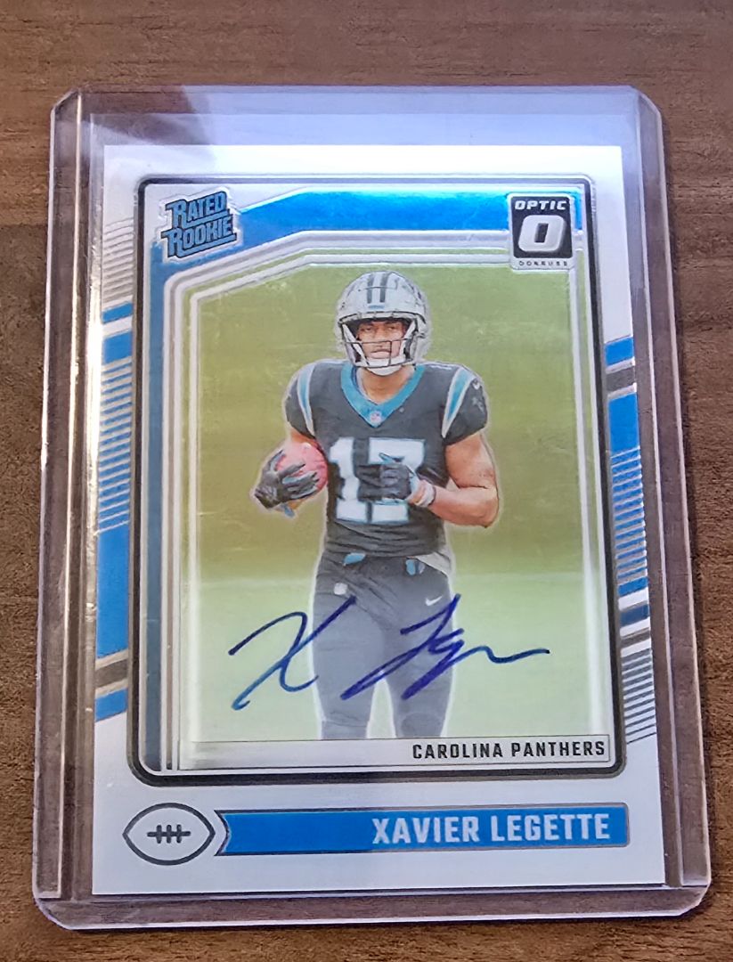 2024 Donruss Optic Xavier Legette Auto #35/325