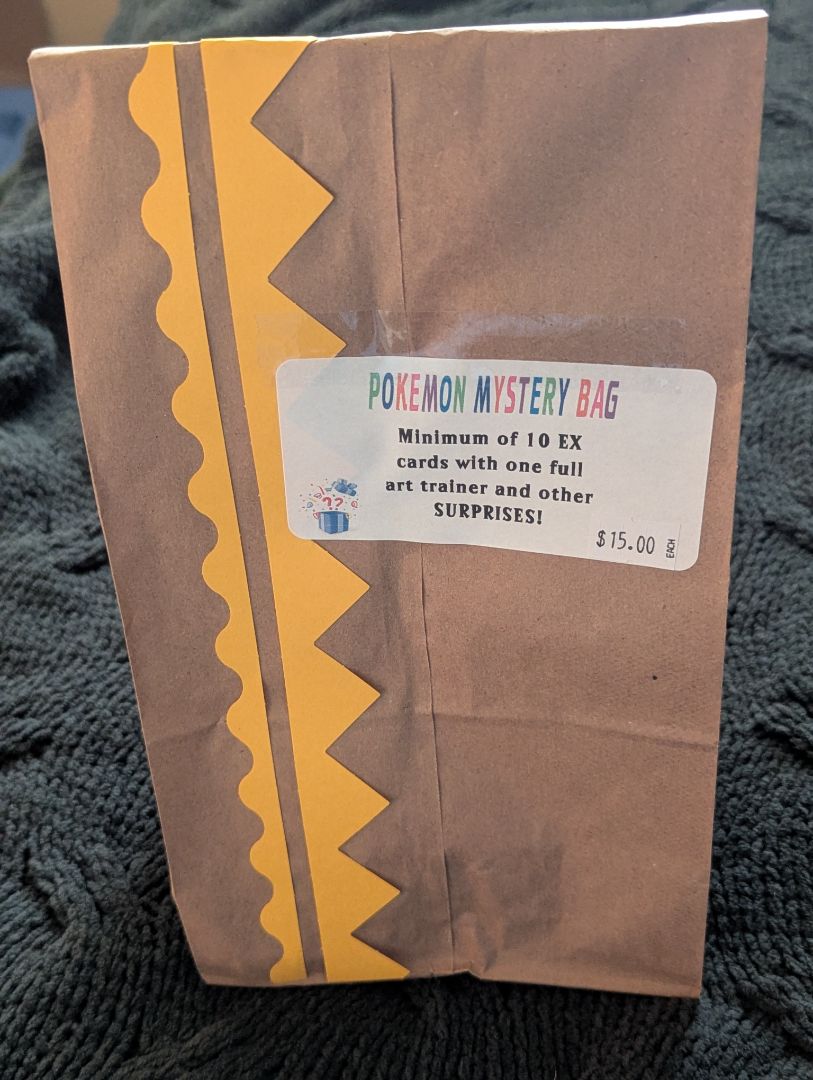 Pokemon 15 dollar Mystery Bag