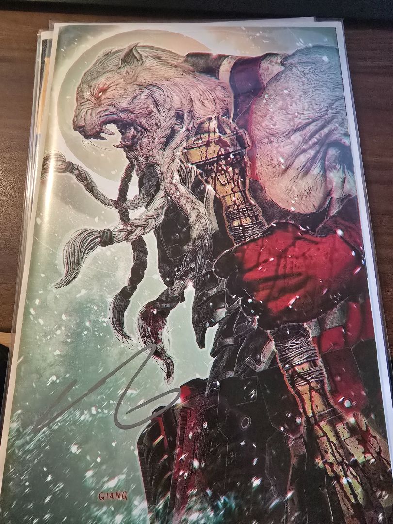 Invincible Universe: Battle Beast 1 Signed by John Giang Virgin Variant