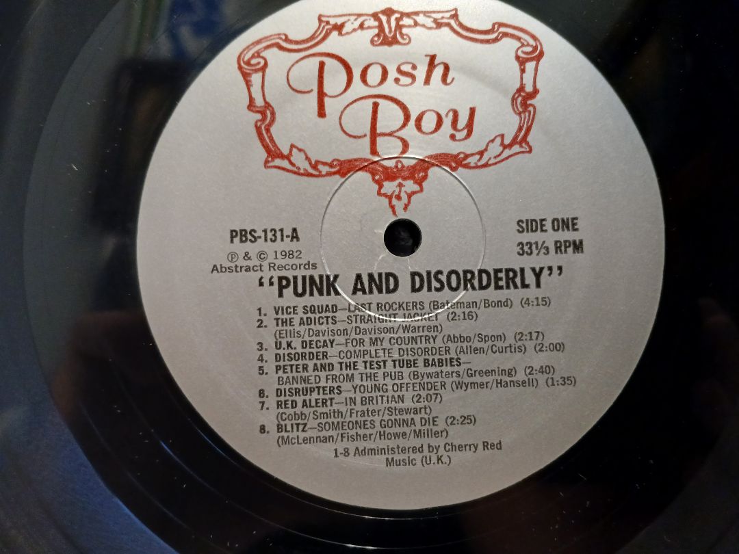 Punk and Disorderly