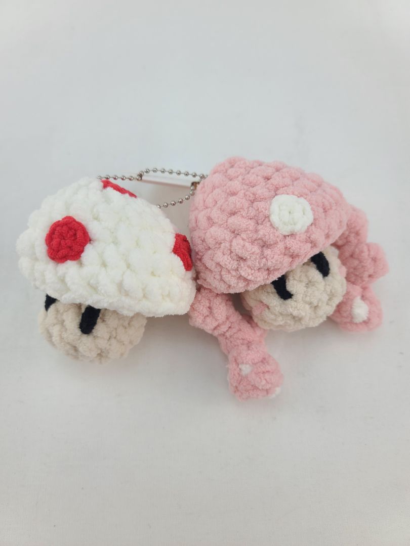 Handmade Fidget Inspired by Toad and Toadette