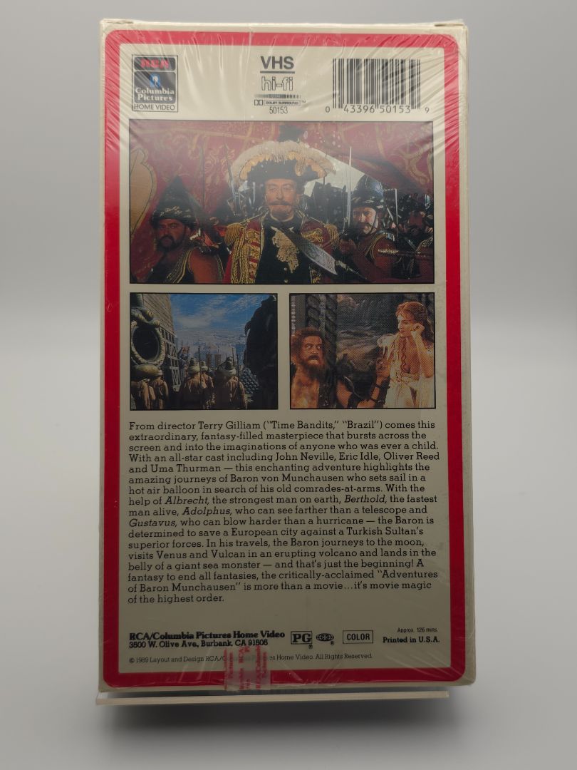 Adventure of Baron Munchausen VHS