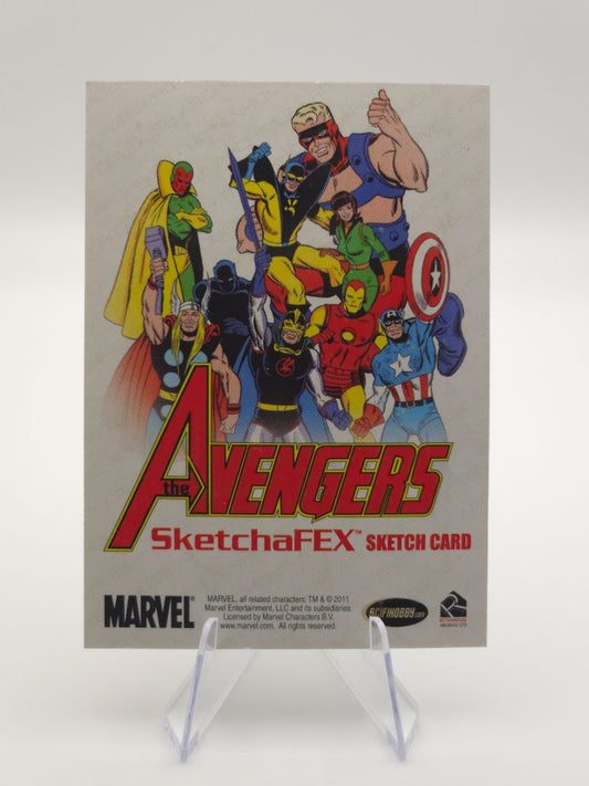 1/1 Ms. Marvel Sketch Card by Anthony J. Tan