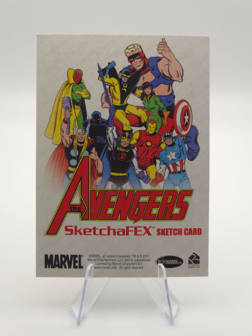 1/1 Ms. Marvel Sketch Card by Anthony J. Tan