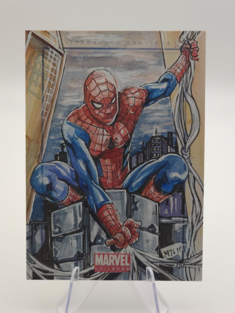 1/1 Spider-man Sketch Card by MJ San Juan 11'