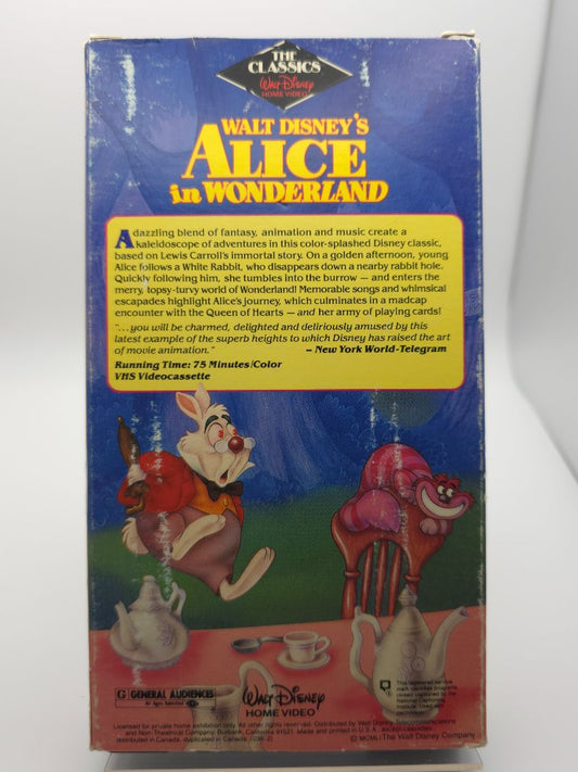 Alice in Wonderland VHS
