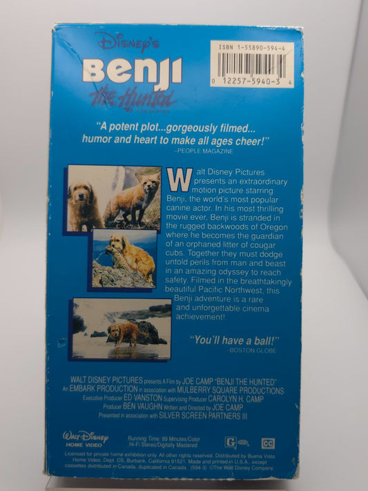 VHS Benji the Hunted