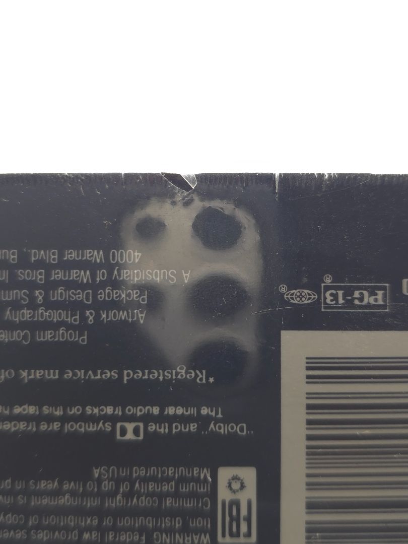 SEALED Batman VHS (Small tear, bottom edge)