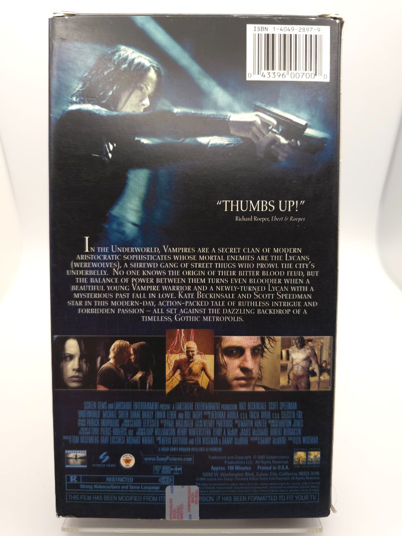 Underworld VHS