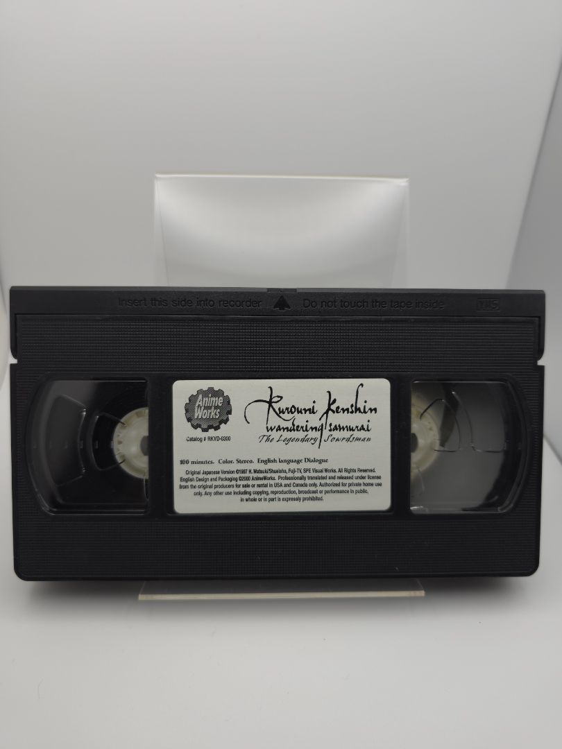 VHS Rurouni Kenshin Wandering Samurai