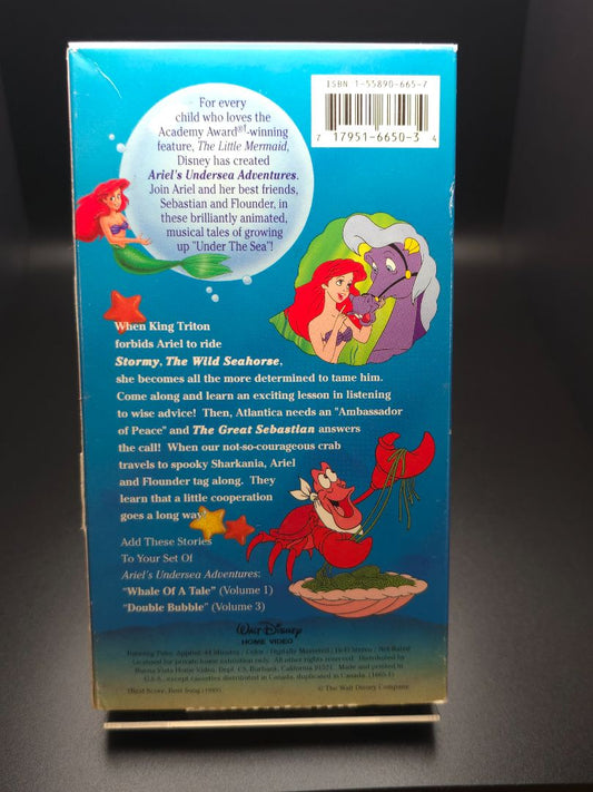 Little Mermaid Stormy the Seahorse VHS