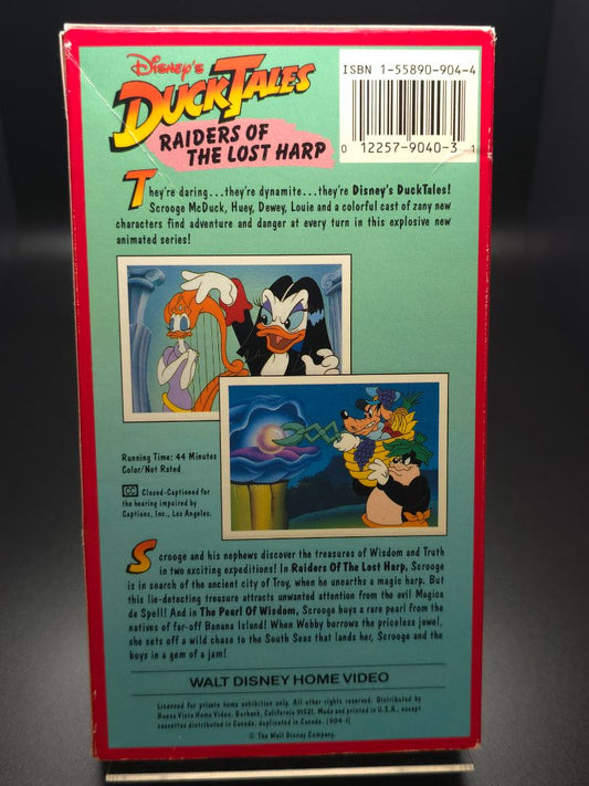 Duck Tales Raiders of the lost Harp VHS