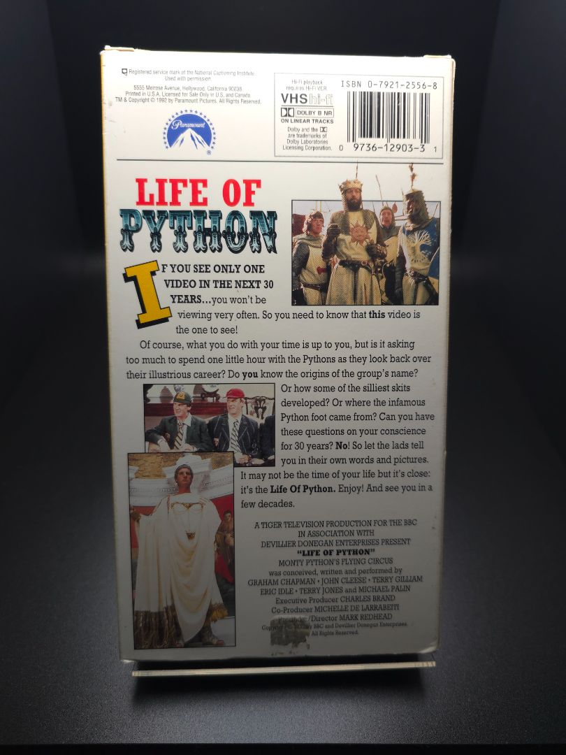 VHS Life of Python