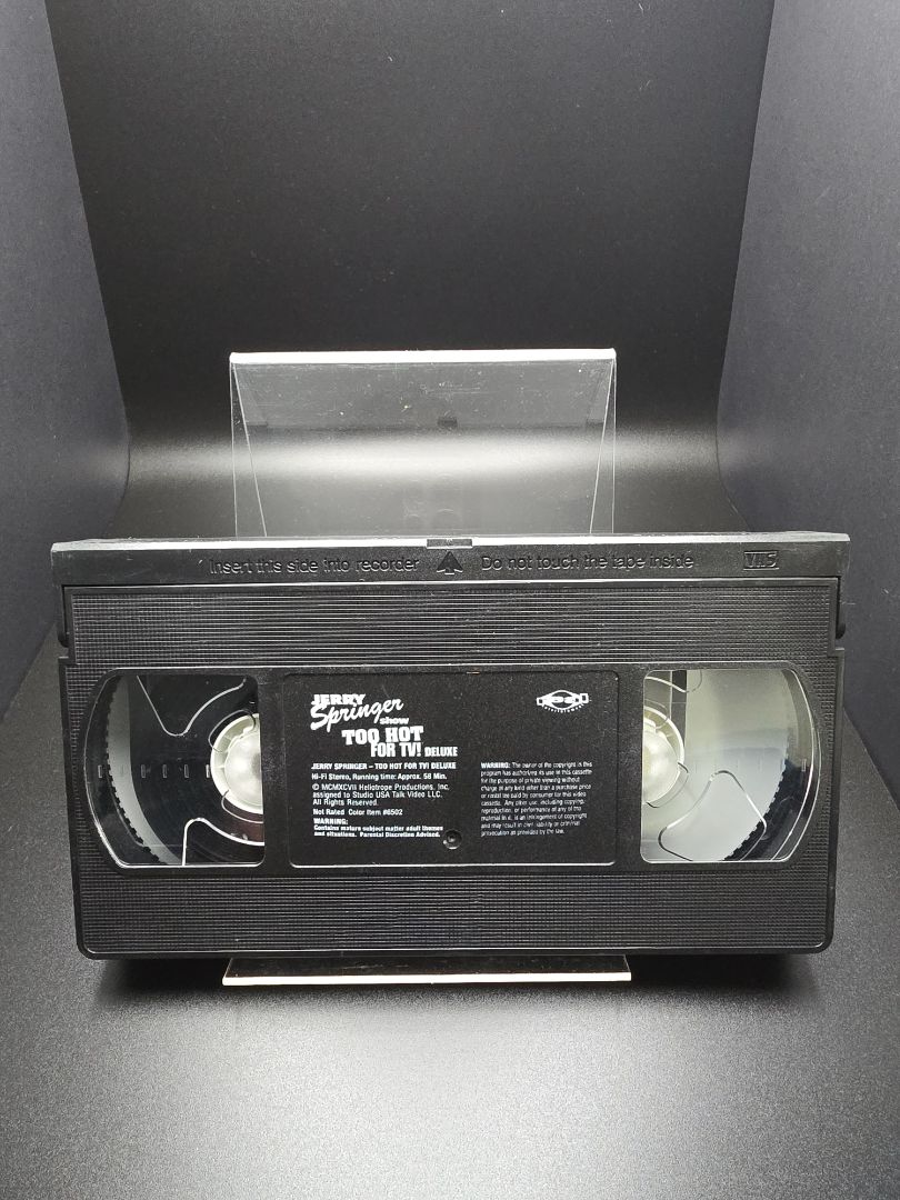 VHS Jerry Springer Too Hot for TV