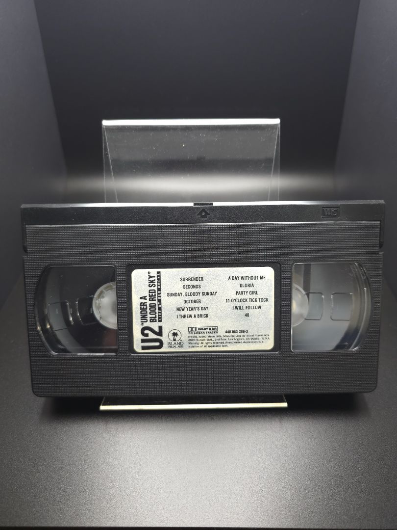 U2 Under a Blood Red Sky VHS
