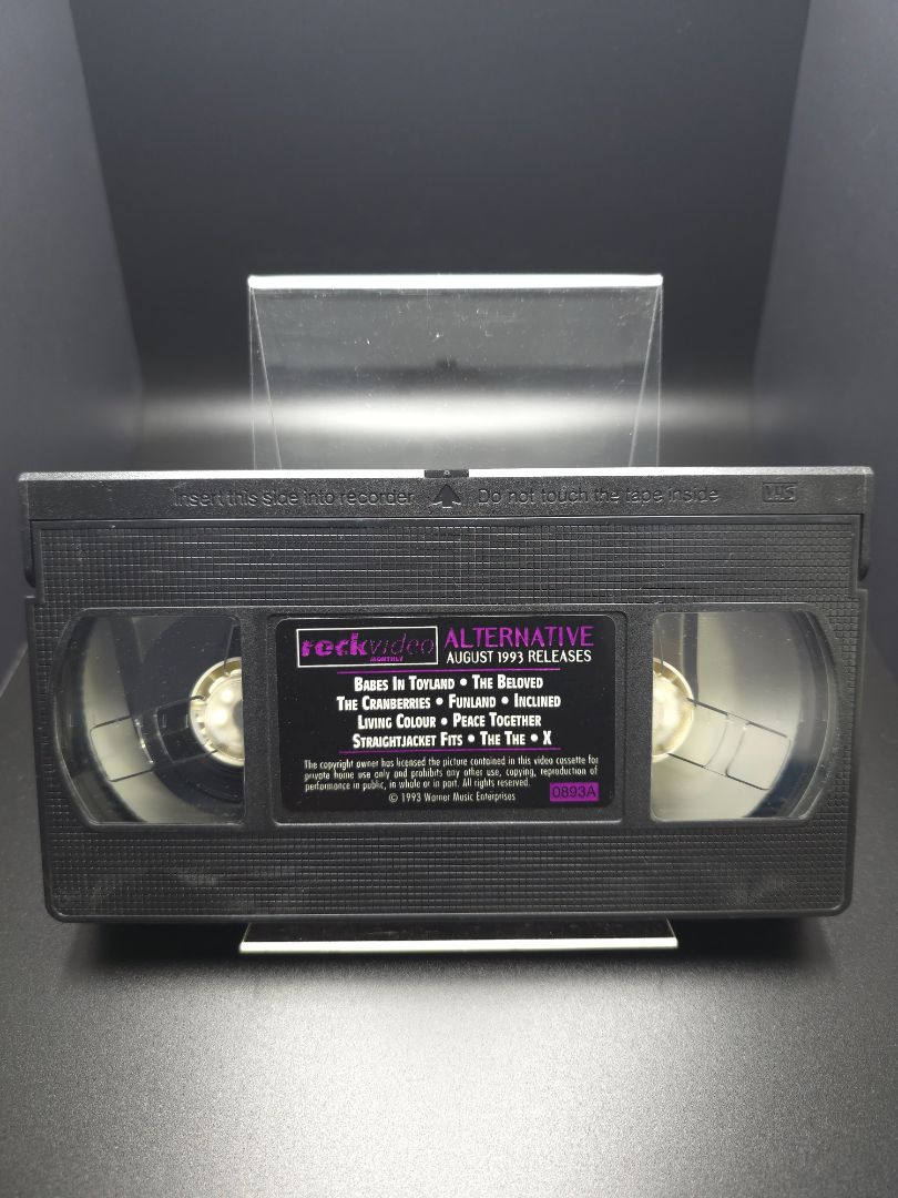 VHS Rock Video Monthly Aug '93