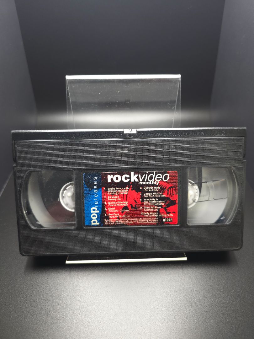 VHS Rock Video Monthly Pop Releases