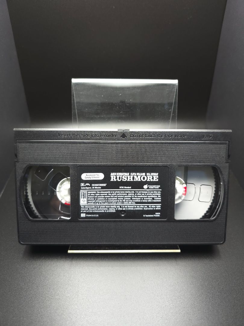 Rushmore VHS