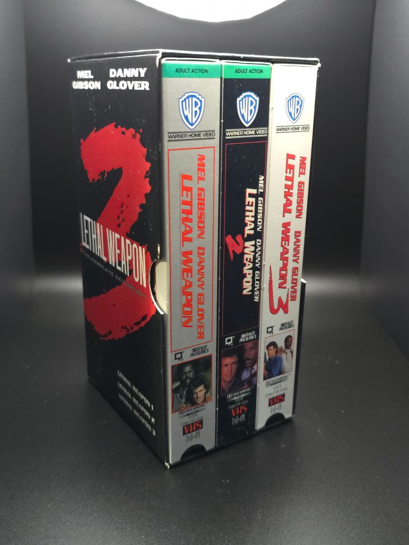 Lethal Weapon-set of 3 (Trilogy) VHS