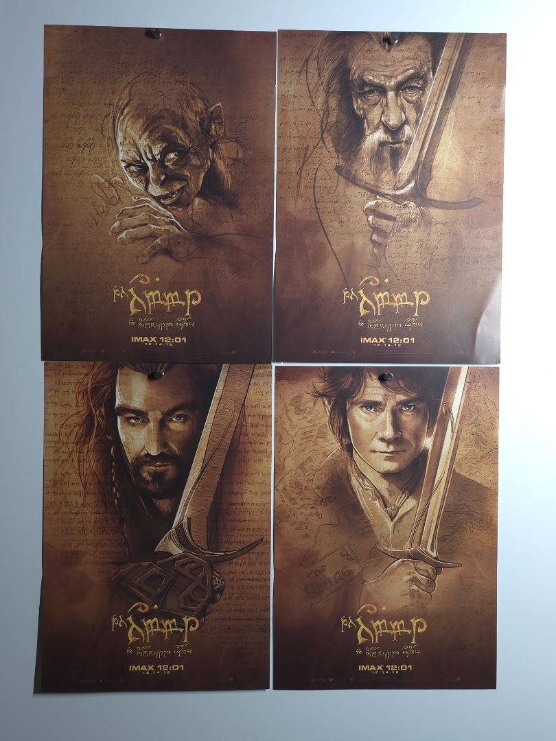 Hobbit, The (4x) Promo Posters