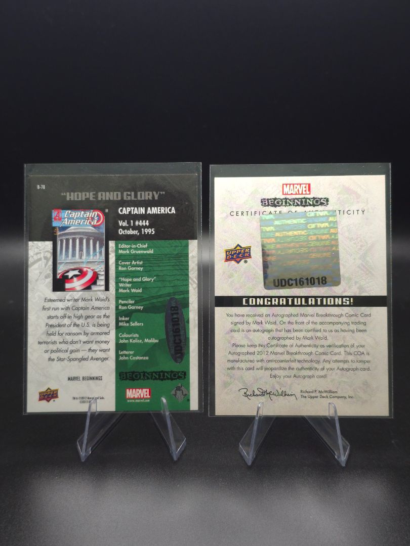 Mark Waid Auto w/ COA