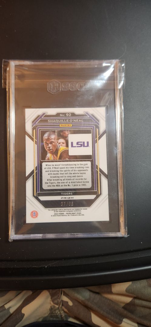 2023 Prizm D.P. Shaquille O'neal Red /88 SGC 10