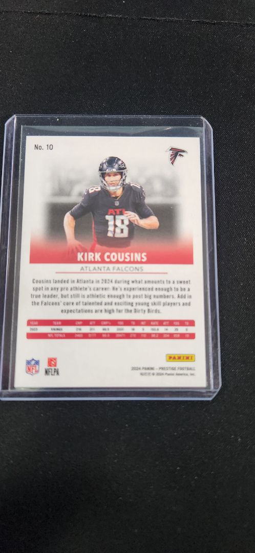 2024 Prestige Kirk Cousins Green /299