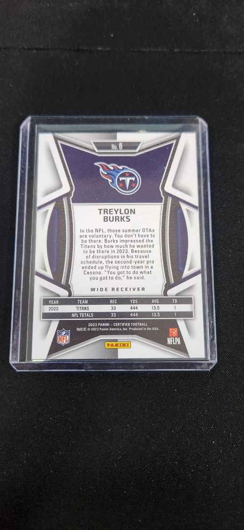 2023 Certified Trylon Burks /275