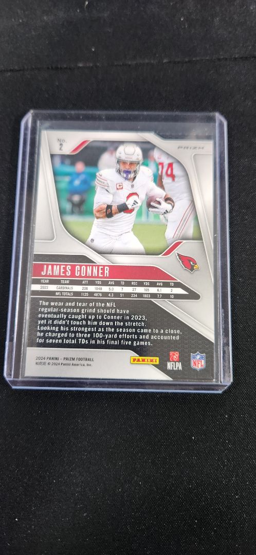 2024 Prizm James Connor Red Sparkle