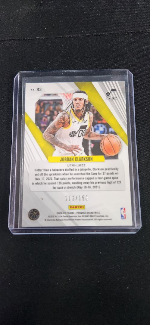 2023-24 Phoenix Jordan Clarkson Lazer /150